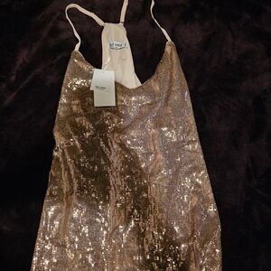 Sequin Slip Top